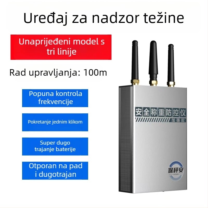 Jammer protiv daljinskog upravljanja za podne vage, praćenje vaganja, Elektronički zaštitni instrument (Ručni model, Napajanje: mrežno ili ugrađena litijska baterija s 72-satnom zaštitom od isključivanja, Porijeklo: Kina)