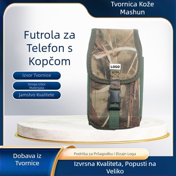 Muška pojasna torba za sport i izlaske, Oxford platno, gradska jednostavnost, svakodnevna upotreba, proljeće 2025
