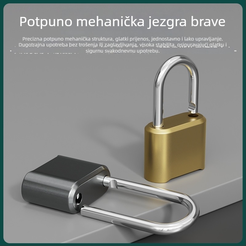 Kombinacijska lokot bez ključa od cinkove legure za vrata i namještaj – zaštita od krađe