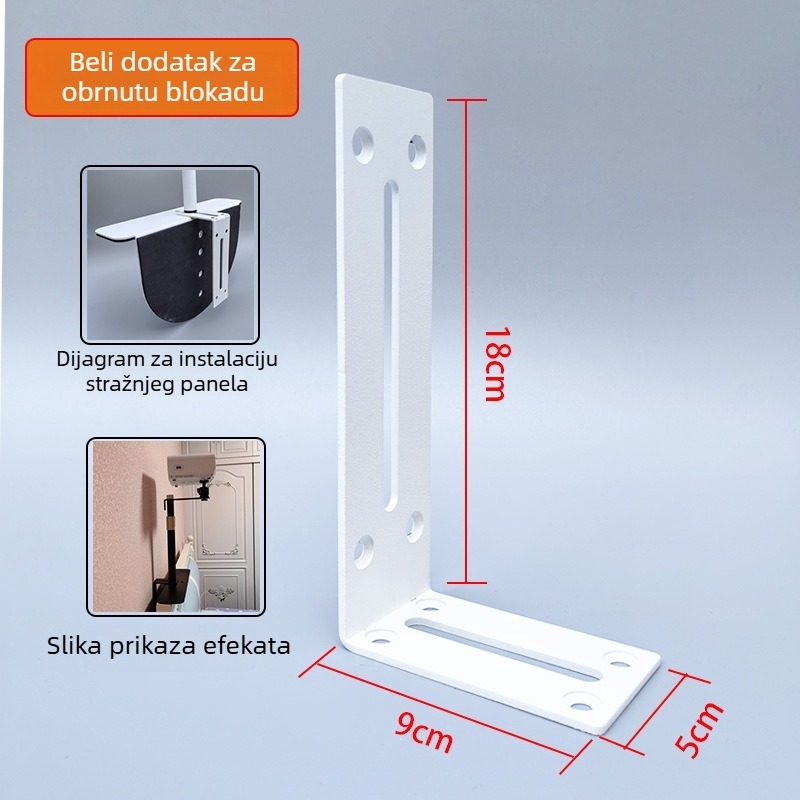 Metalni kuglasti nosač projektora za strop s univerzalnim podešavanjem, standardni 1/4, 6 mm navoj