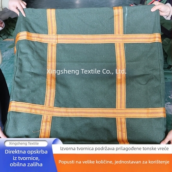 Ton bag kontejnerska torba od debelog platna, nosivost 1,5–2 tone, samozatvarajuća, velika kapaciteta prijevoza