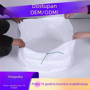 Plastična tkanina vreća za kontejnere i ton vreće, laminirani film, ispis logotipa; nosivost 200; može nositi žitarice; materijal: tkanina vreća + opp film