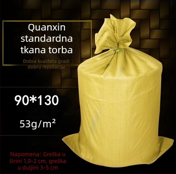 Žuta tkanena torba 90×130 cm s uzorkom zmijske kože, za preseljenje i pakiranje