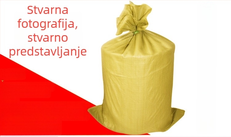 Žuta tkanena torba 90×130 cm s uzorkom zmijske kože, za preseljenje i pakiranje