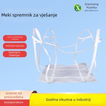 Ručna tkana plastična vreća (materijal: polipropilen, nosivost 2 tone, otisak logotipa)