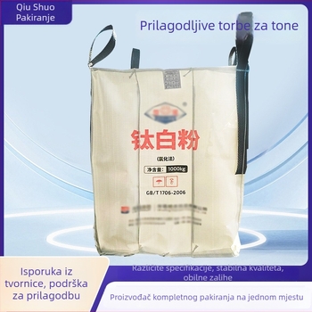 Ton bag kontejnerska torba, četvrtastog oblika, plastična, volumen po mjeri, specifikacija po mjeri