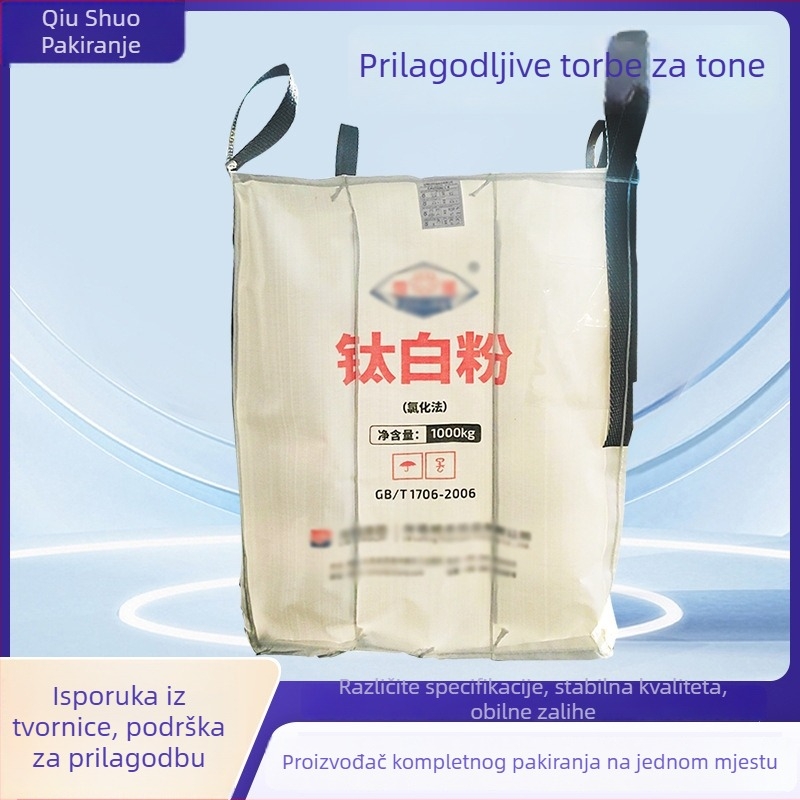 Ton bag kontejnerska torba, četvrtastog oblika, plastična, volumen po mjeri, specifikacija po mjeri