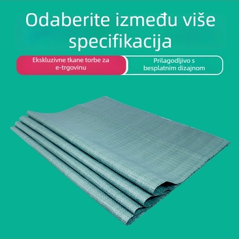Siva tkana plastična logistička torba, otporna na habanje, vlagu i vodootporna, ton torba za sypke materijale s uzorkom zmijske kože i pijeska