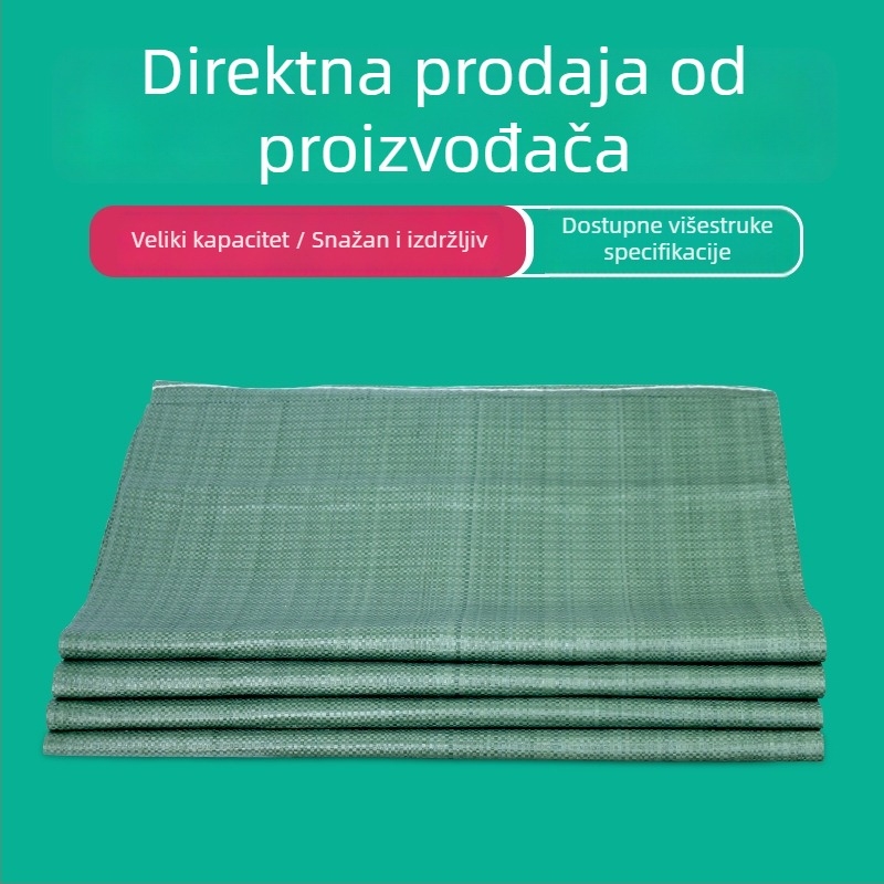 Siva tkana plastična logistička torba, otporna na habanje, vlagu i vodootporna, ton torba za sypke materijale s uzorkom zmijske kože i pijeska