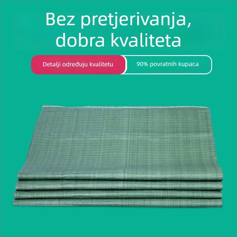 Siva tkana plastična logistička torba, otporna na habanje, vlagu i vodootporna, ton torba za sypke materijale s uzorkom zmijske kože i pijeska