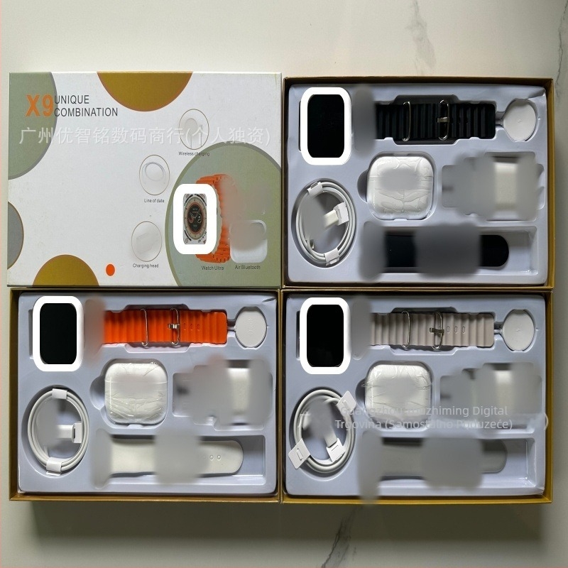 Pametni sat s Bluetooth pozivima, NFC, praćenjem srčanog ritma, praćenjem sna i mjerenjem zasićenosti kisikom; uključuje kabel za punjenje i set dviju narukvica