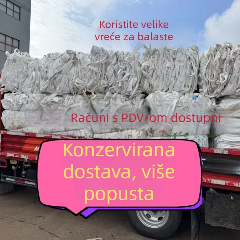 Plastična tkaninska vreća za prijevoz s četiri podizna prstena, bez ispisa