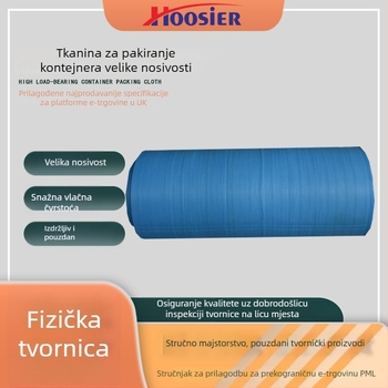 PP polipropilenska tkanina za pakiranje, tkanina za pakiranje čeličnih prefabrikata, visoko nosiva kontejnerska vrećasta tkanina, ton-vreća tkanina