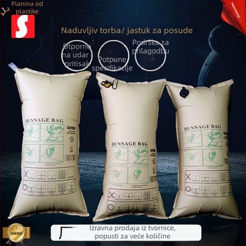Kontejnerska logistička kompozitna tkanina vrećica (kraft papir, PP tkanina, najlonska folija; nosivost 7000; samozatvarajuća)