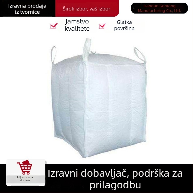 Kontejner vreća od PP polipropilena, nosivost 2000 kg, debljina tkanja 150, za pakiranje gnojiva, hrane, kemikalija i građevinskih materijala