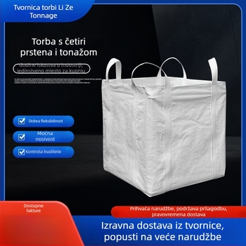 Četiri podizne karike, ojačano dno, meka paleta za ton vreće s mrežastim uzorkom