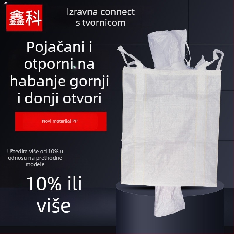 Ton bag od PP, pleteni džep za teret, ojačan i izdržljiv, nosivost 1000 kg, debljina tkanine 170