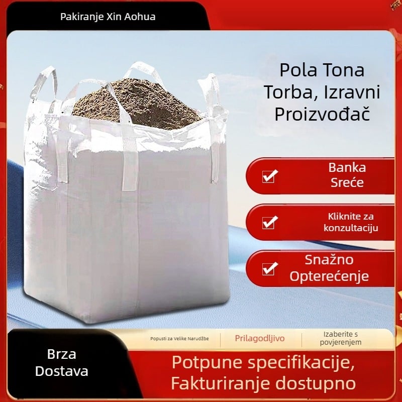 Kontejner vreća od PP tkanine, ojačana i otporna na habanje, prilagodljiva na zahtjev; može prevoziti plastiku, cement, hranu i abrazivne materijale; marka Xin Aohua
