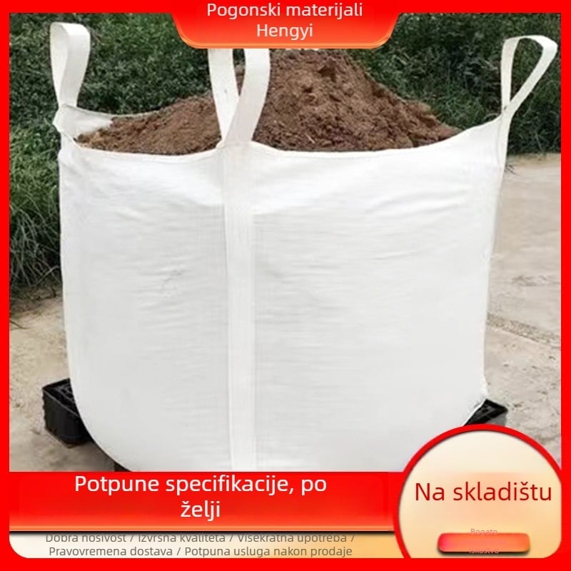 Ručna tkana PP vreća za teška opterećenja, nosivost 1000–1300 kg, bez otiska