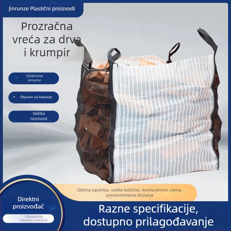 Prozračna ton torba za luk i krumpir, ventilirana tkanina PP torba