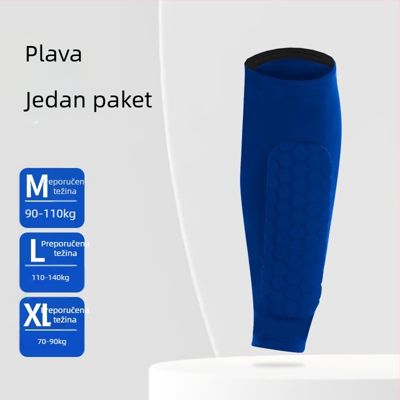 Prozračna navlaka za potkoljenicu od Lycre s ćelijskom strukturom, zaštita potkoljenice za nogomet, košarku i jahanje