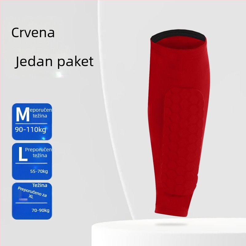 Prozračna navlaka za potkoljenicu od Lycre s ćelijskom strukturom, zaštita potkoljenice za nogomet, košarku i jahanje