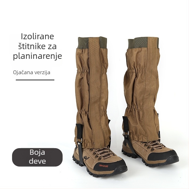 Zaštitne listove za potkoljenice za planinarenje | 600D Oxford tkanina, vodootporno, otporno na pijesak, protiv uboda zmije