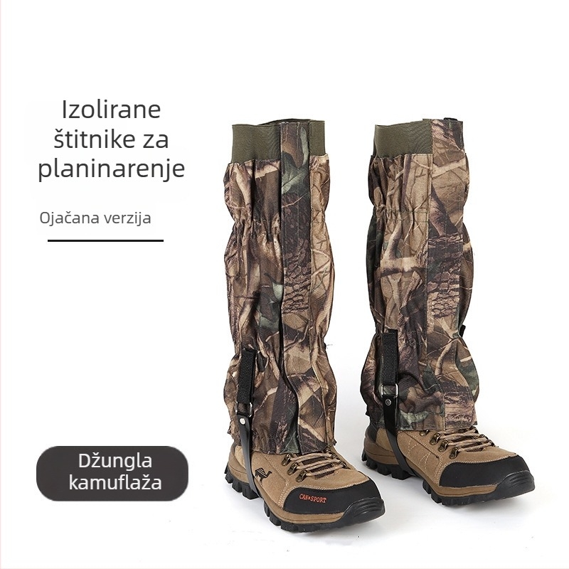 Zaštitne listove za potkoljenice za planinarenje | 600D Oxford tkanina, vodootporno, otporno na pijesak, protiv uboda zmije