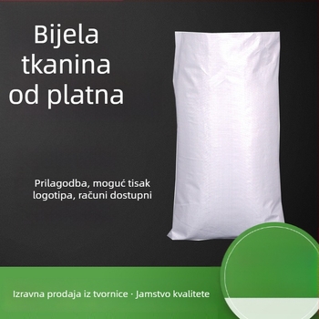 Tkana vreća za kontejnere s otiskom loga; pogodna za plastiku, cement, hranu i kemikalije