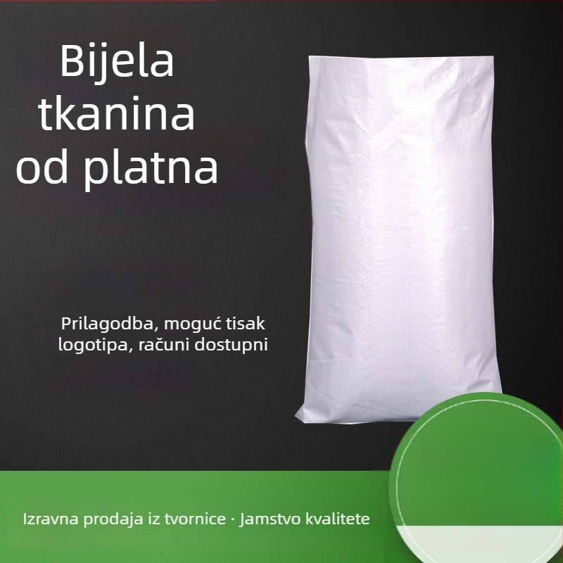 Tkana vreća za kontejnere s otiskom loga; pogodna za plastiku, cement, hranu i kemikalije