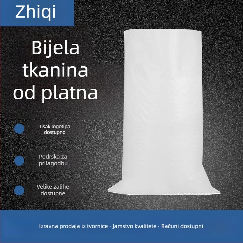 Tkana vreća za kontejnere s otiskom loga; pogodna za plastiku, cement, hranu i kemikalije