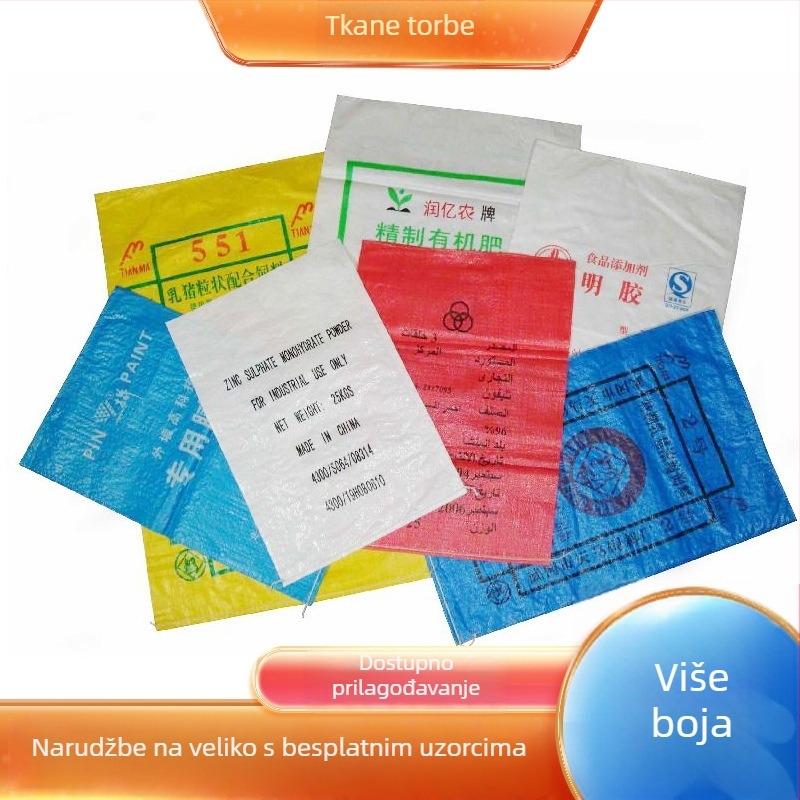 Plastična tkana vrećica s prilagođenim otiskom za skladištenje i pakiranje hrane