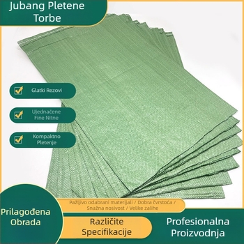PP plastična tkanina vreća za pijesak, zaštita od poplava, debeli materijal, uzorak zmijske kože, nosivost do 200