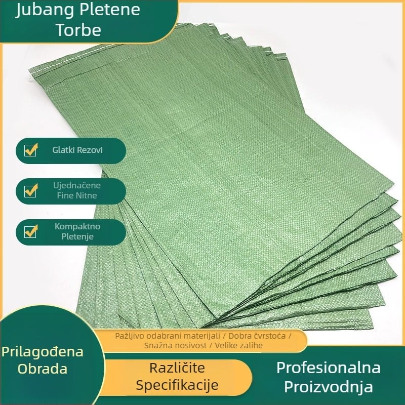 PP plastična tkanina vreća za pijesak, zaštita od poplava, debeli materijal, uzorak zmijske kože, nosivost do 200