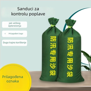 Vreće za pijesak za zaštitu od poplava, vodootporne i upijaju vodu ekspandirajuće vreće, platnene vreće za poplave i gašenje požara, tkanane torbe za skladištenje