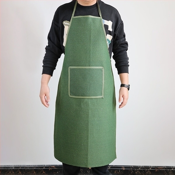 Chanda platnena pregača za zavarivanje s zaštitom od iskri i plamena, ojačana konstrukcija za industrijske radionice, 400 g, pogodno za preradu hrane