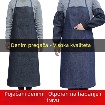 Nylon platnena pregača za zavarivanje – otporna na habanje, ojačana, 230 g, za kuhinje i tvorničke radionice