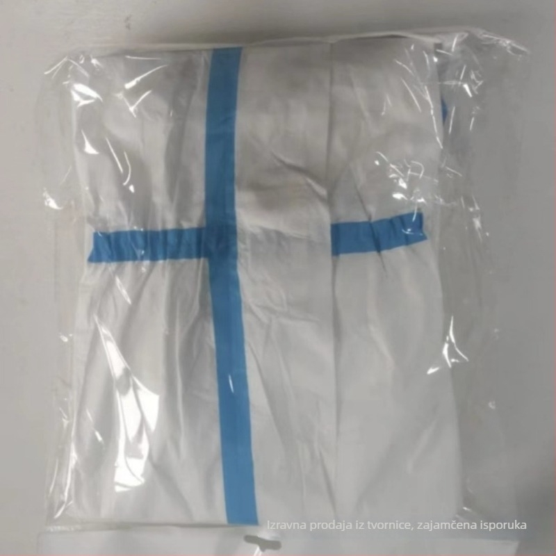 Centsway jednokratno zaštitno kombinezon s kapuljačom, prozračan netkani materijal, vodootporan, za odrasle