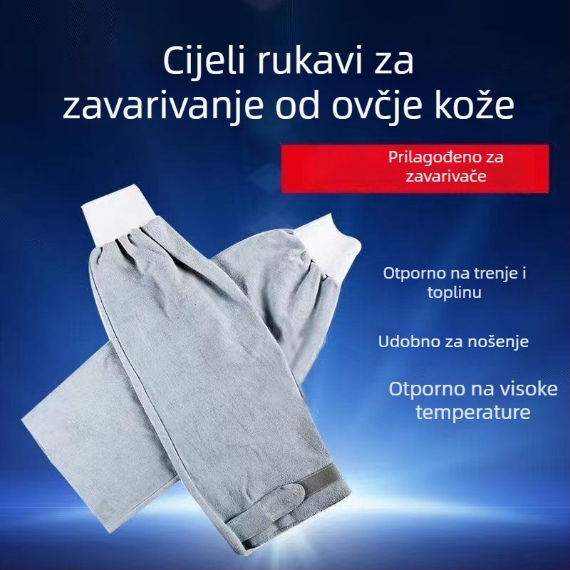 Meke rukave za zavarivanje od ovčje kože, zaštitni rukavi, otporni na vatru, otpornost na hladnoću, visoke temperature, toplinska izolacija i otporni na habanje