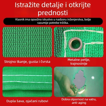 Vatrootporna građevinska sigurnosna mreža s gustoćom mreže (Brand: Chengyou; Upotreba: Zaštita na gradilištima; Vlastita marka: Da)