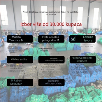 Polietilenska zaštitna mreža za gradilište, vatrootporna, zaštita od pada, prema nacionalnom standardu.