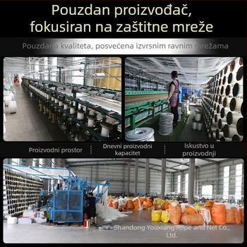 Najlon zaštitna mreža za dječje stube i balkone, zaštita od pada, ravna mreža; marka Youxiang; funkcija: zaštitna mreža; moguća prilagodba