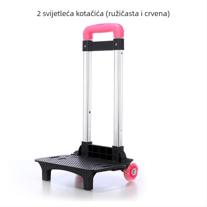 Win Aluminijski sklopivi odvojivi nosač kolica za prtljagu i torbu, uzorak Flash trolley, smanjuje teret