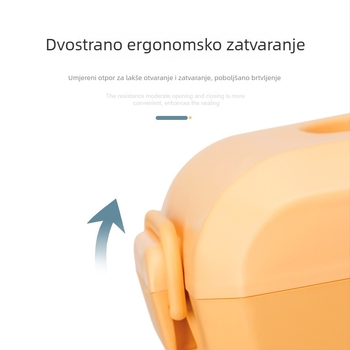 Plastična kutija za pohranu igračaka sa poklopcem, organizator za užinu, plastelin i građevinske blokove