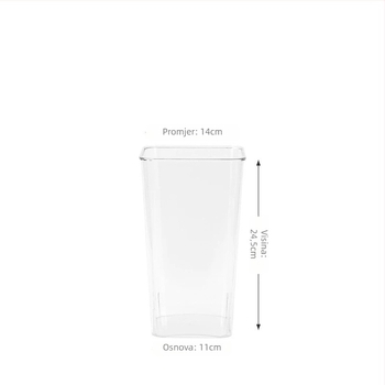 Kuhinjski organizator sastojaka za zeleni luk, đumbir i češnjak – plast, prilagodljiv, moderan minimalistički dizajn