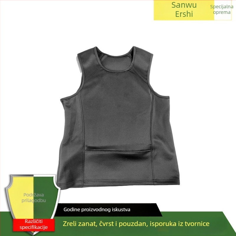 Balistička majica s unutarnjom vestom | Polietilenski materijal visoke molekulske mase | 1.5 kg | Zaštita tijela