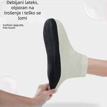 Graceful Rain pokrov za cipele za kišu – latex, vodootporan, protuklizan, ojačan, otporan na habanje, prenosiv za vanjske izlete