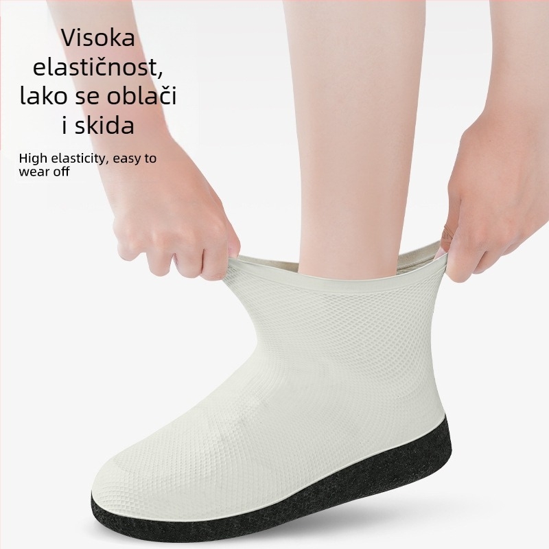 Graceful Rain pokrov za cipele za kišu – latex, vodootporan, protuklizan, ojačan, otporan na habanje, prenosiv za vanjske izlete