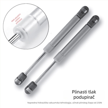 Pneumatska šipka za podršku vrata koja se otvaraju prema gore, za ormariće, aluminijska legura Baihe, model sjm, završna obrada: pečeni premaz