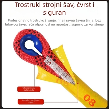 Sigurnosni pojas za rad na visini, s jednim pojasom i setom kukica protiv pada — materijal pojasa: 20213; materijal užeta: 20213; duljina užeta: 20213